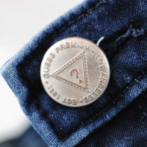 Guess Metal Shank Button