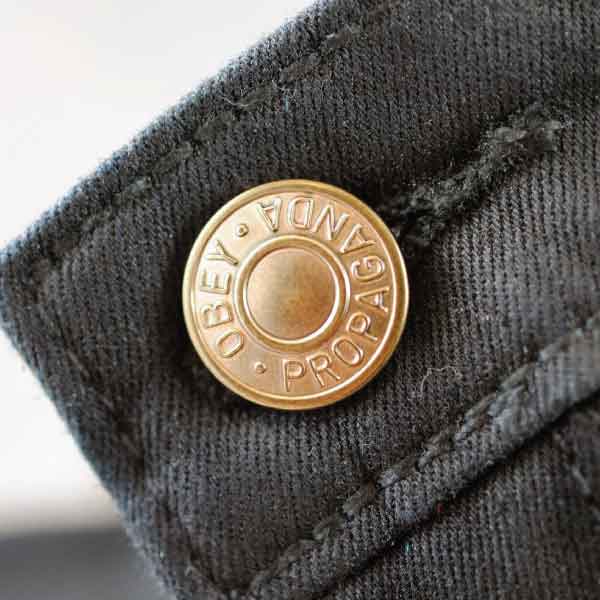 Obey Metal Shank Button