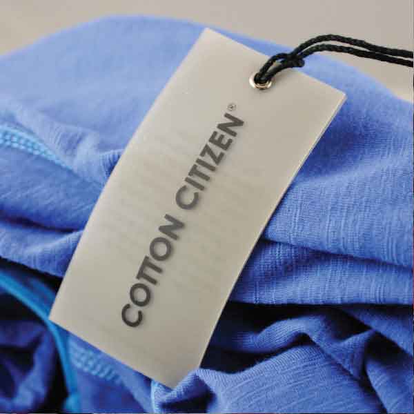 Cotton Citizen Plastic Hangtag