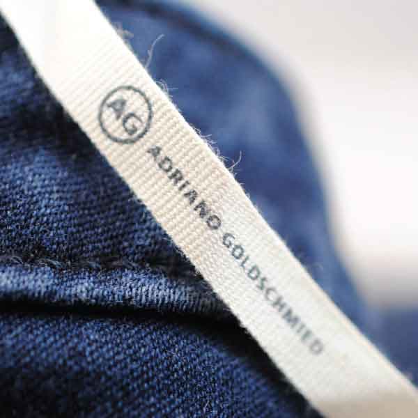 Adriano Goldschmied (AG) Canvas Printed Label