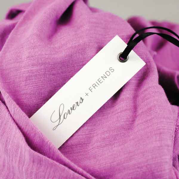 Lovers and Friends Paper Hangtag