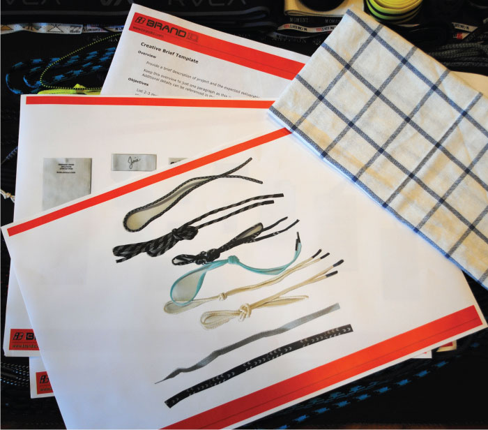 Design Brief including material selections, graphical directions and pricing
