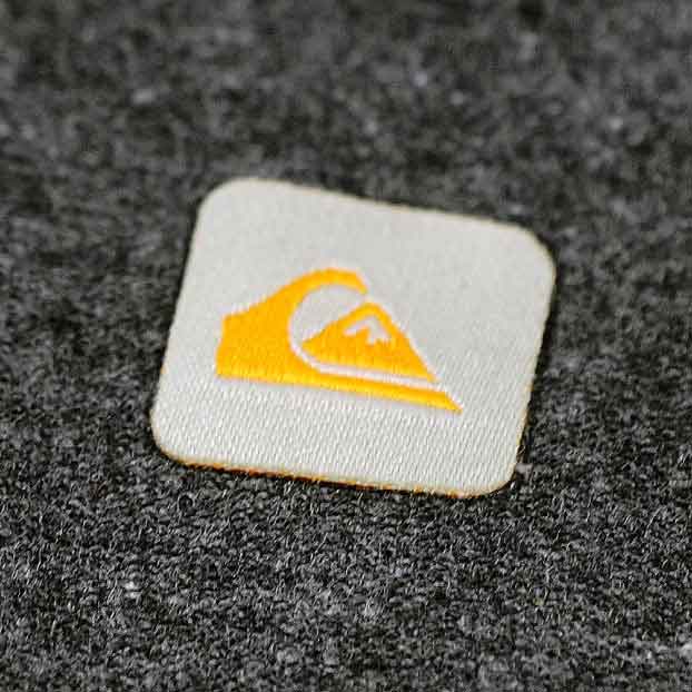 Quiksilver Woven Label Heat Transfer