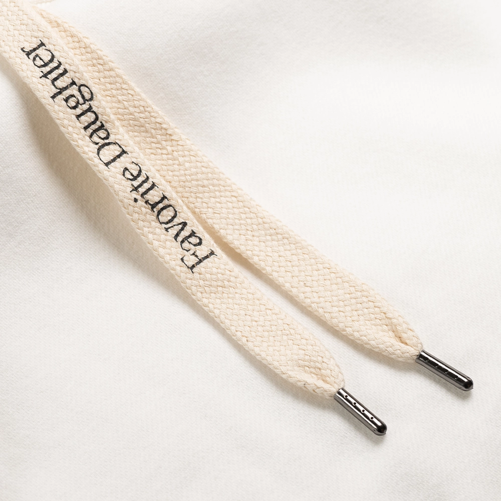 Flat Cotton Drawcord w/ Printed Logo