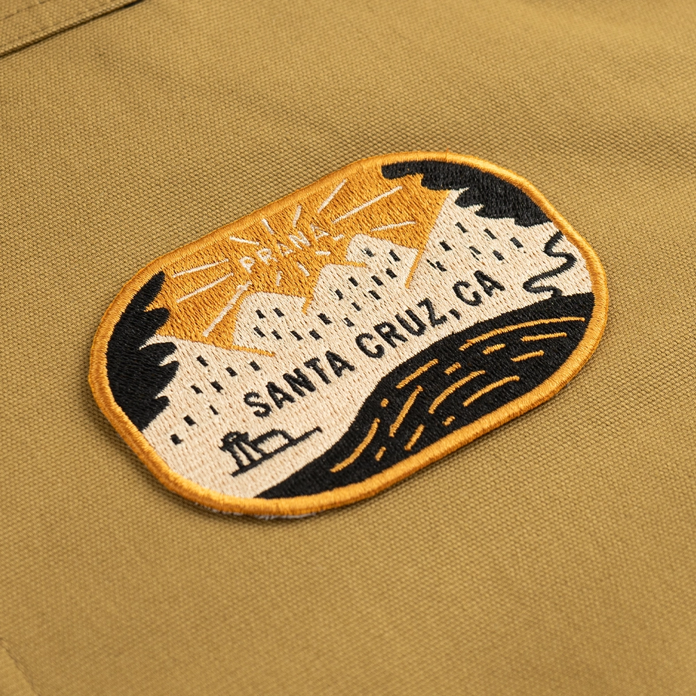 Embroidered Patch w/ Merrowed Edge